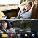 XL Truck Car Window Screen Shades for Large SUV Pickup 4 Pcs Car Bug Mosquito Net Camping Protector Elastic Mesh Netting Front Rear Window (for Pickup Truck)