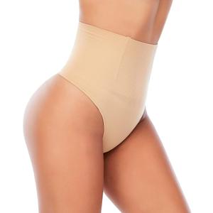 Womens Thong Shapewear Mid to High Waisted Shaper Thong WN0017 (Medium)