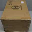 HUAXIN CRAFT H Rattan Decorative Box with Lid, Rectangular Woven with Glass for Display 1 Pc