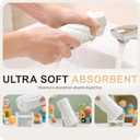 Cuddle Campus Baby Washcloths 6 Packs, Muslin Washcloths Baby,Cotton Burp Cloths, Extra Absorbent and Soft Wash Clothes for Newborns, 12x12 Inches