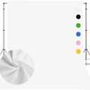 White Photography Backdrop for Photoshoot,Photo Backdrop Curtain,Perfect White Background for Party Portrait Photoshoots Video Studio 8FTx10FT