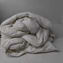 Royoliving Premium Feathers Down Duvet Insert Comforter Queen Size Heavyweight Thickened Winter White 100% Cotton Cover with Corner Tabs (90x90, 60 oz)