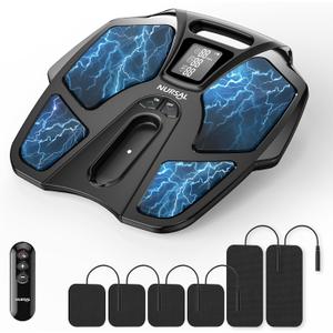 NURSAL TENS EMS Foot Massager for Neuropathy, Foot Nerve Muscle Stimulator Pro, Circulation and Body Pain Relief with TENS Unit Muscle Stimulator Pads, Electric Feet Legs Blood Circulation Machine NURSAL TENS EMS Foot Massager for Neuropathy, Foot Nerve Muscle Stimulator Pro, Circulation and Body Pain Relief with TENS Unit Muscle Stimulator Pads, Electric Feet Legs Blood Circulation Machine
