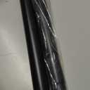 Tension Shower Curtain Rod 51-126In(4.25-10.5Ft), Long Shower Curtain Rod No Drilling for Window or Bathroom Patio, Adjustable Spring Shower Rod, Easy to Install Never Rust Rod Diameter 1.26Inch-Black