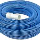 Poolmaster 33430 Heavy Duty In-Ground Pool Vacuum Hose With Swivel Cuff, Made in the USA, 1-1/2-Inch by 30-Feet