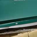 Chicken Nesting Boxes, Roll Away Nesting Box for Chickens 3 Compartment, Roll Out Egg Laying Boxes for Hens, Metal Nesting Box with Egg Collection Drawer & Protective Lid, Green