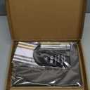 Funeral Guest Book for Memorial Service, Celebration of Life Wooden Guestbook with 80 Pages Black Paper (8.3" x 11.7"), Memorial Scrapbook for Polaroid Photos with Pens, Corners & Table Sign (Memory) (Large)