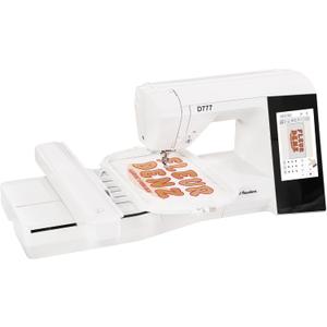 Embroidery Machine with 6.7" x 11" Area for Beginners, Home DIY, Sewing & Embroidery Machine, 180 Built-in Designs with USB Import, 7-Inch Touchscreen, Auto Threader & Cutter, Bonus 2 Hoops