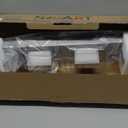 SOLFART Bathroom Vanity Lights Brushed Nickel Light Fixtures for Bathroom Above Mirror 4 Light Led Lights Bath Lighting Fixture Nickel (Brushed Nickel-6000K,100%-0% Dimmble Brightness)