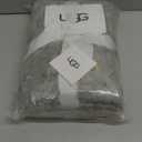 UGG Adalee Faux Fur Throw Blanket Luxury Lightweight Cozy Soft Throw for Couch Bed or Chair Hypoallergenic Machine Washable Double-Sided Fluffy Blanket Home Decor, 50-inch x 70-inch, Seal Grey