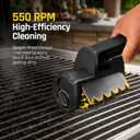 Fantik Electric Grill Brush, Cordless Rechargeable BBQ Grill Cleaner w/ 550 RPM