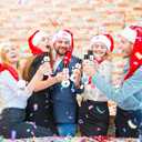 Nuogo 12 Pack Christmas Snowman Juice Bottle with Lid and Straw Scarves Snowman Shaped Reusable Water Bottles Empty Drink Containers for Christmas Party Supplies