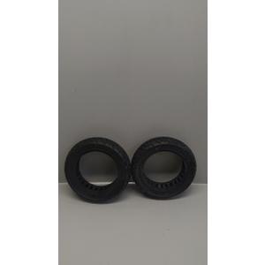 BANGTING 2PCS 60/70-6.5 Scooter Tire Tubeless, 10x2.5 inch Front or Rear Replacement Solid Tires, 10x2.5-6.5 Rubber Tire for Segway Max G30/G30D/G30E/G30E/G30LP/G30D II (Black)