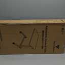 Vaunn Medical Pneumatic Adjustable Overbed Bedside Table With Wheels (Hospital and Home Use) (Walnut Brown), 15"D x 30"W x 40"H