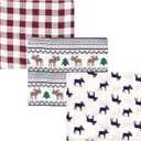 Little Treasure Unisex Baby Cotton Muslin Swaddle Blankets, Moose Sweater, One Size