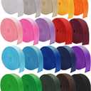 20 Rolls 80 Yards Polypropylene Webbing,1 inch Heavy Duty Webbing Straps for Furniture, Pet Collars, Bags, Indoor and Outdoor DIY Equipment Repairs, etc. (20 Colors, 4 Yards Each)