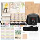 ZEROMX Candle Making Kit for Adults Beginners – 161PCS 1200g Wax DIY Candle Making Kit with Electric Wax Melter Pot, Candle Making Supplies for Make Your Own Candle Kit, Craft Kits for Adults