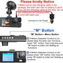1080P Dual Dash Camera for Car Front and Inside Dashcam Car Security Video Recorder,170Wide Angle Vehicle Cam,WDR,G-Sensor,2 IPS Screen, Loop Recording, Night Vision (Dual Dash Cam Without Card)