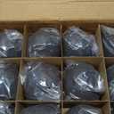 Stanbroil Ceramic Balls - 4 Round Fire Stones for Fire Pit Fire Bowl and Fireplace - Set of 12, Black