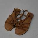 SM New York Woman's Sandal with Buckle, Brown, Size 11