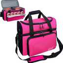WOLT 2 Ball Bowling Bag with Padded Holder - Fits Shoes Up to Mens Size 16, Bowling Accessories, Pink