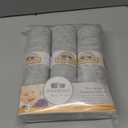 BlueSnail Quilted Thicker Waterproof Changing Pad Liners 3 Count(Gray 13 x 27)