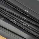 7 code Thicken & Sturdy Clear Shoe Storage Organizer with Magnetic Door, Stackable Boxes for Closet, Foldable Shoe Rack for Sneaker Boot Container, Plastic Shoe Cabinet Shoe Box 6 Pack, Black