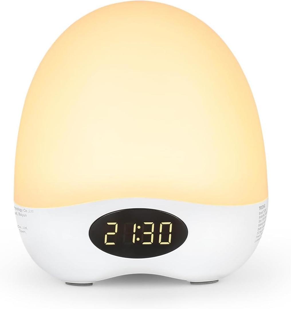 Egg Night Light for Nursery, Portable Rechargeable Baby Nightlight with Touch Control & RGB Color Changing, Dimmable Breastfeeding Lamp with Timer, Cute Wireless Night Light