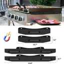 Upgraded Wind Guards for Blackstone 22 Inch Griddle, Grill Accessories for Grilling and Outdoor use, Magnetic Stainless Steel Wind Deflector for Blackstone Grills, Compatible with Rear Grease Cup