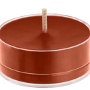 Color Cup/Wax Tealights | Copper Orange | 120 Counts | 5 hours
