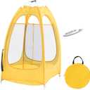 ROYALAY Portable Disc Golf Basket with Storage Bag for Adults Children, Foldable Frisbee Golf Baskets Set Divided into 4 Areas for Practice