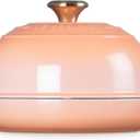 Le Creuset Enameled Cast Iron Signature Round Bread Oven, 9.5 inch, Peche