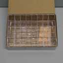 Benbilry Acrylic Lipstick Organizer, 40 Slot Display Rack - 8 x 5 Arrangement, Holds Lipstick, Brushes, Bottles & More