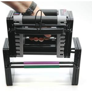 PowerBlock Elite EXP Adjustable Dumbbells, Sold in Pairs, Stage 1, 5-50 lb. Dumbbells, Durable Steel Build, Innovative Workout Equipment, All-in-One Dumbbells, Expandable with Expansion Kits, 1Pcs