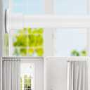 ALLZONE Shower Curtain Rod Tension No Drill, 42-83 Inches,Heavy Duty Tension Curtain Rod, Rustproof Shower Rods for Bathroom, Adjustable Spring Tension Rods for Windows,White