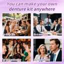 At-Home DIY Denture Kit: Full Set of Upper & Lower False Teeth for DIY Smile Transformation-MM2