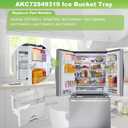AKC72949319 Ice Bucket Assembly Compatible with LG LFX21976ST LFX25974ST LFX28968ST LFX28979ST Refrigerator Ice Maker Tray, Replaces AKC72949314 AP5677094 2660342 Ice Container