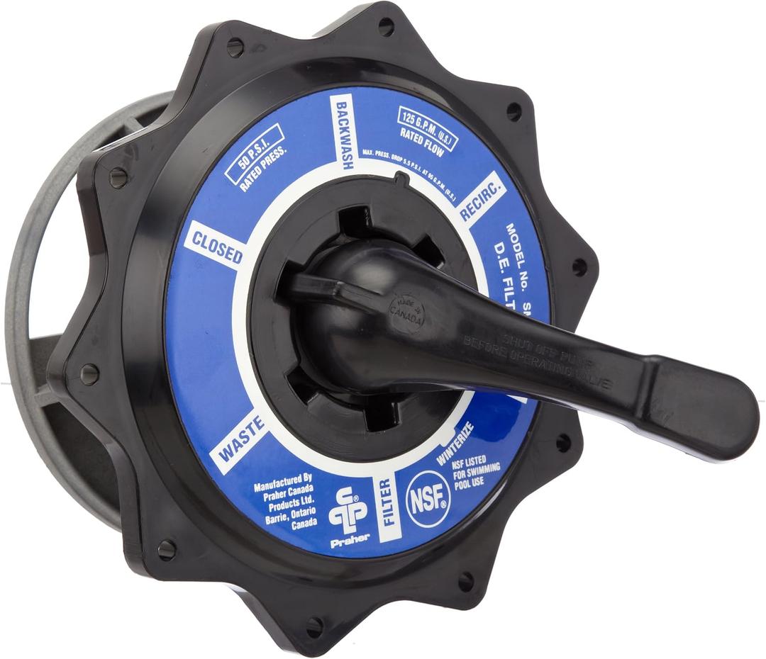 Zodiac R0443900 2-Inch Multi-Port Valve Top Assembly Replacement Kit for Zodiac Jandy Multiport Side Mount Backwash Valves