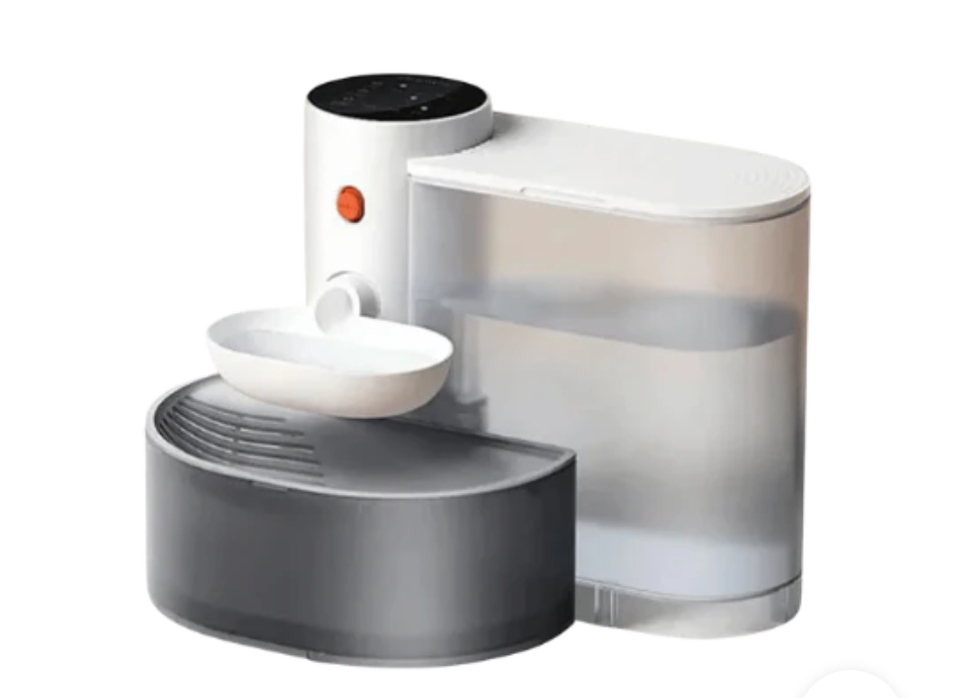 Petgravity Smart Cat Water Dispenser - Stainless Steel Water Bowl, Self-Refill Cat Water Fountain Automatic Water Dispenser for Cats & Small Dogs, 3.5L/118.4oz