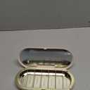 Dosey 7 Day Pill Compact Travel Pill Organizer - Pill Case with 7 Pill Compartments for Medicine Storage & Protection  Stylish & Elegant Medication Organizer with Mirror, Blush