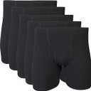 Gildan Men's Underwear Covered Waistband Boxer Briefs, Multipack, X-Large