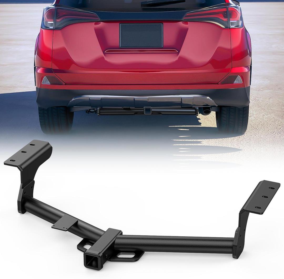 Nilight Class 3 Trailer Hitch 2 Inch Receiver Tow Hitch Compatible with 2006-2018 Toyota RAV4 Black Powder Coated