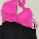 B2prity Women's Slimming One Piece Swimsuits Tummy Control Bathing Suit Halter Swimwear for Big Busted Curvy Woman (X-Large, Z-94)