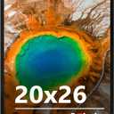 20x26 Picture Frame for Wall Display, 20x26 Black Picture Frame with Shatter Resistant Plexiglass, Stable and Sturdy 20 x 26 Poster Frame for Wall Display, Handpicked Gift Collection, 1 Pack