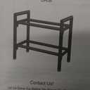 2 Tier Expandable Shoe Rack - Adjustable Stackable Shoe Shelf Organizer Closet, Entryway, Garage Storage