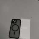 CANSHN Magnetic for iPhone 15 Case, Upgraded [Full Camera Protection] [Compatible with Magsafe] [Translucent Matte] Shockproof Protective Phone Case for iPhone 15 6.1" - Black