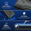 FYOUNG Carrying Case for PlayStation Portal, Protective Hard Shell Portable Travel Carry Handbag Full Protective Case Accessories for PlayStation Portal Remote Player (Dark Gery)