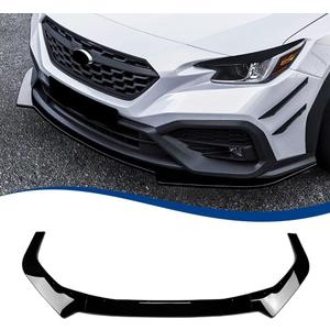 Front Bumper Lip Compatible with Subaru WRX (Gloss Black, 2022-2024 WRX)