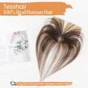 Wispy Bangs Hair Clip Human Hair, Human Hair Clip in Bangs, Wispy Hair Pieces, No Tangle & Smooth, 11g #02 Dark Brown