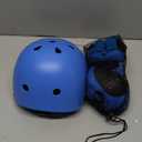 Adjustable Helmet for Ages 3-16 Kids Toddler Boys Girls Youth,Protective Gear with Elbow Knee Wrist Pads for Multi-Sports Skateboarding Bike Riding Scooter Inline skatings Longboard Roller Skate (Small: 18.9"-21.26" / 48cm-54cm, Blue)